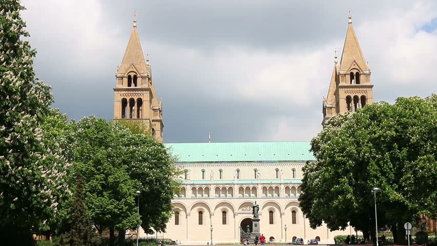 Cathedral of Pecs Hungary landmark