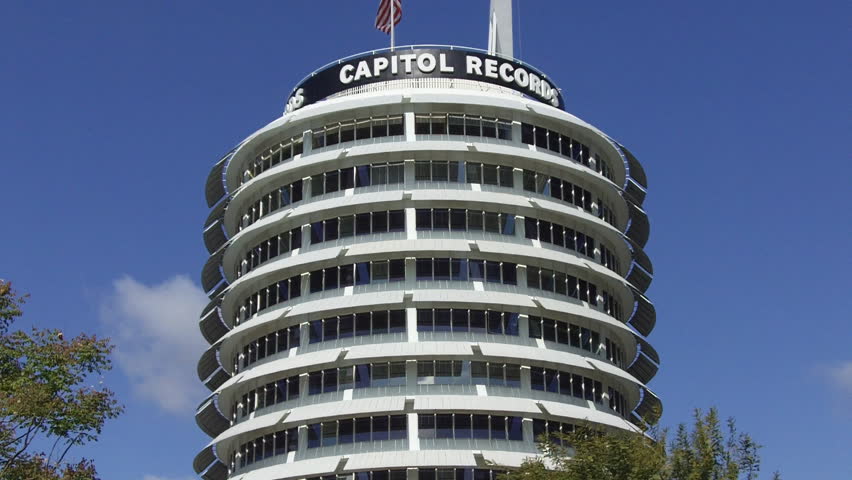 LOS ANGELES, CA/USA - 07/22/2012: The Capital records building in the Hollywood
