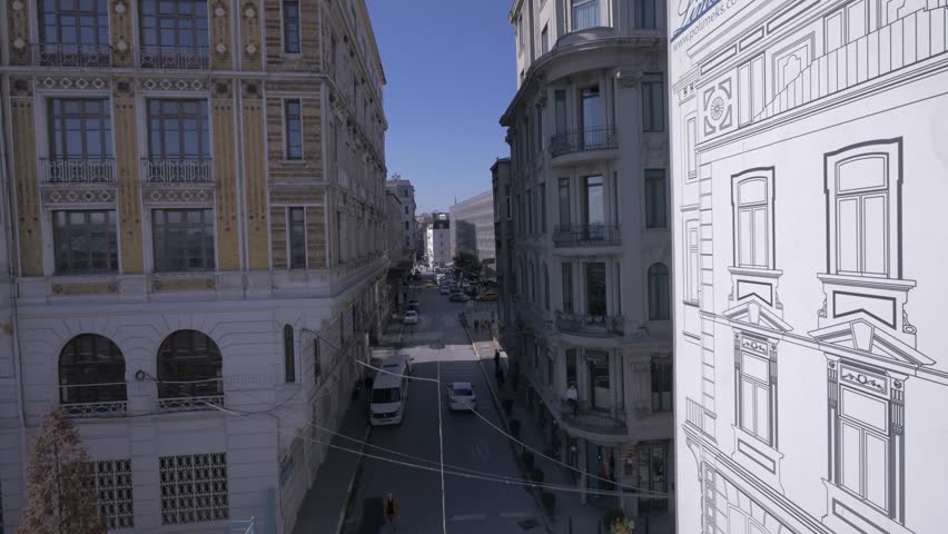 Karakoy building istanbul turkey (camera gh4) 4K