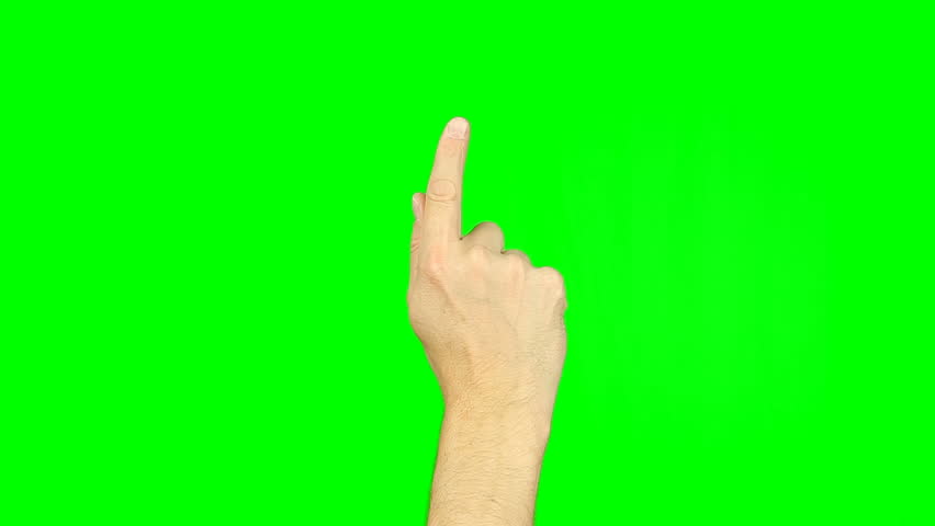 Drawing smile sign with finger gestures on green screen. Gestures on touch pad touchscreen tablet smartphone kinetics gadget. Footage contains solid green instead alpha channel for easy keying. | Shutterstock HD Video #26810944