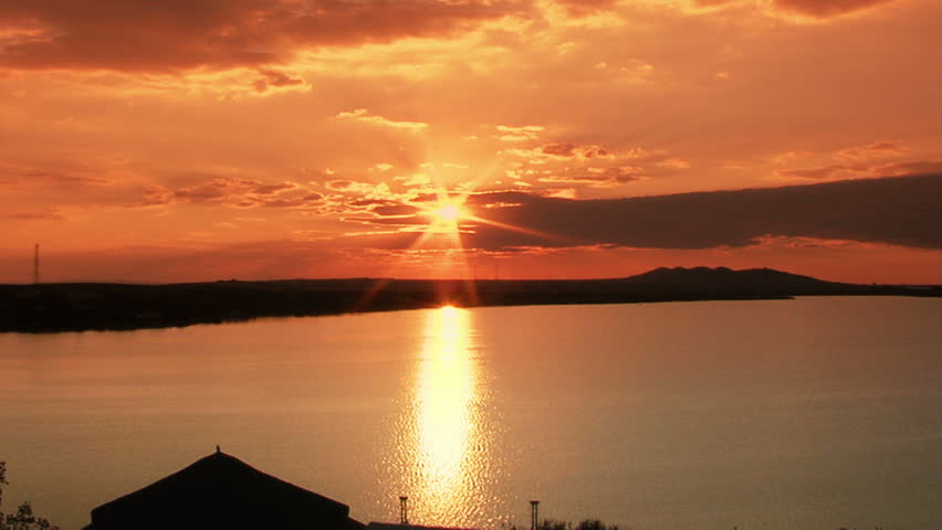 Sunset on the Lake Timelapse.