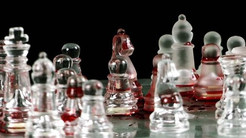 Bloody Chess Game Made by Glass 2, Special Events Stock Footage ft. blood &  checkmate - Envato Elements