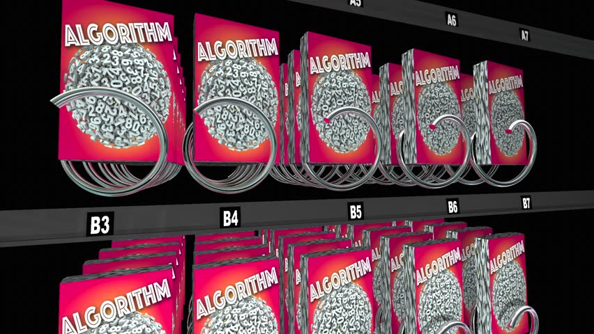 Algorithm Vending Machine Buy Math Problem Solution 3d Animation