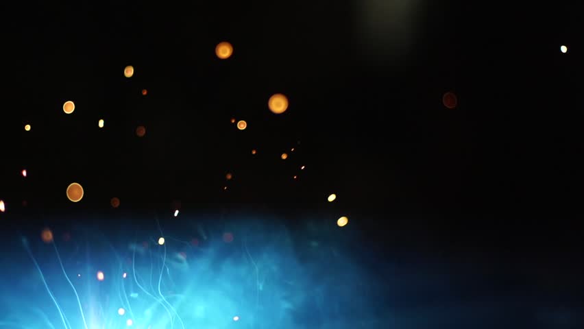 Welding sparklers particles in black background. spark super slow motion 
Gold particles title background sparkles glitter particles | Shutterstock HD Video #26849527