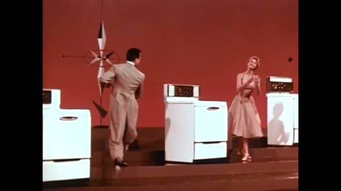1950s: A glorious 1950s dance celebration of American appliances.