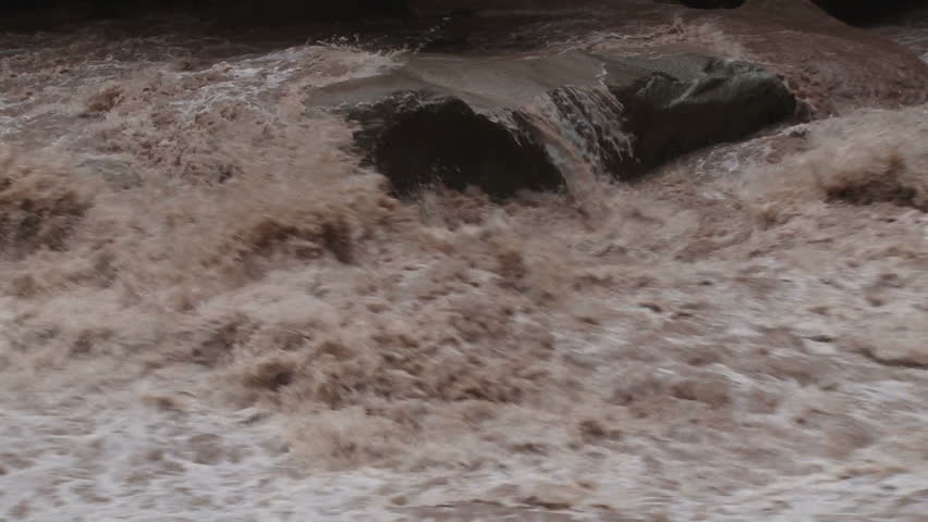 Urubamba River in full flood