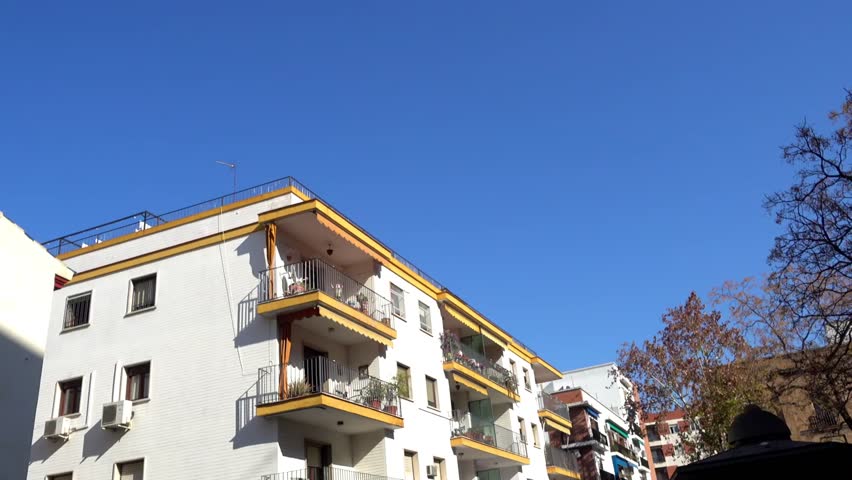 Parish of San Roque on Plaza Carmen Benitez in Sevilla, Andalusia, Spain.
