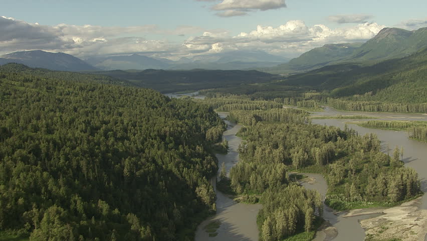 Over the Copper River, Alaska. Shot in July 2012.