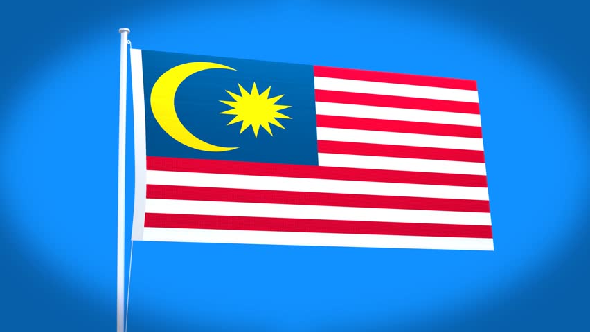 the national flag of Malaysia
