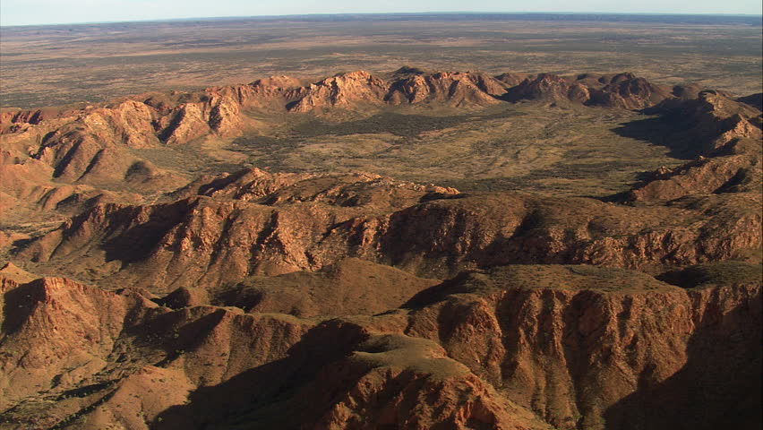 Orbiting Gosses Bluff, Australia