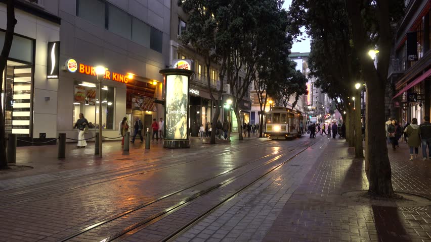 Street View in San Francisco Stock Footage Video (100% Royalty-free