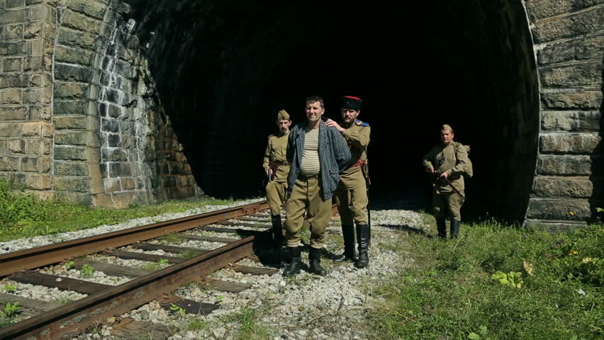 The army of the USSR. Soviet military patrol arrested the saboteur. Reconstruction of the Soviet army. Protection of railroad facilities. The TRANS-Siberian railway.