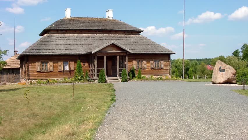 Kosava village, Belarus. In this house was born Andrew Tadeusz Kosciuszko