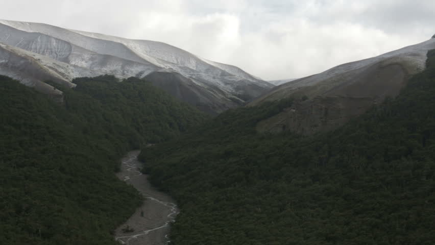 Snowed mountains at patagonia, Santa Cruz, Argentina Royalty-Free Stock Footage #26967865