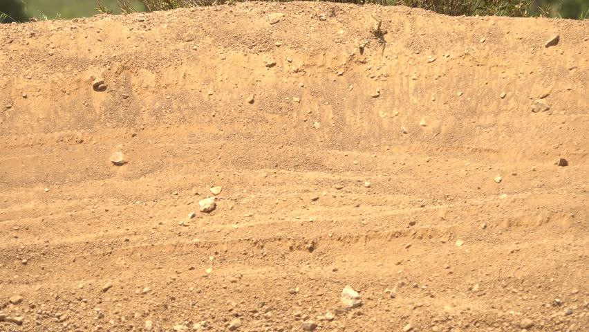 Motocross racing close up detail
