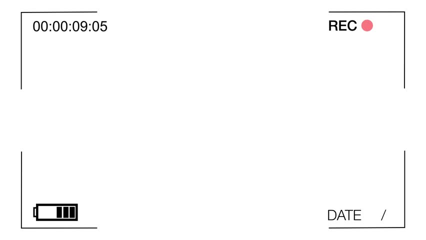 Camera Viewfinder Digital Overlay Display Stock Footage Video 100 Royalty Free Shutterstock