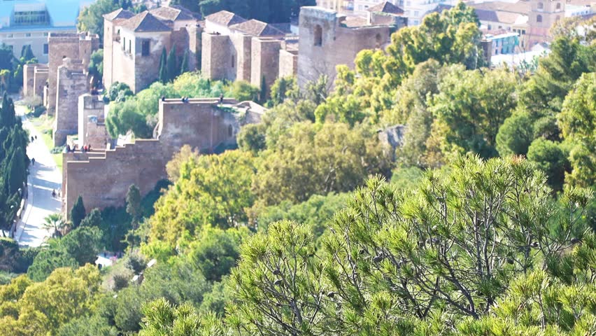 Alcazaba is palatial fortification in Malaga, Spain. It was built by Hammudid dynasty in early 11th century. Citadel built on hill overlooking port, and comprises two walled enclosures.