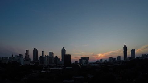 Atlanta Skyline Time Lapse.