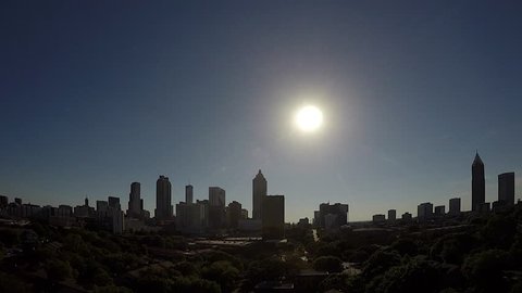 Atlanta Skyline Time Lapse.