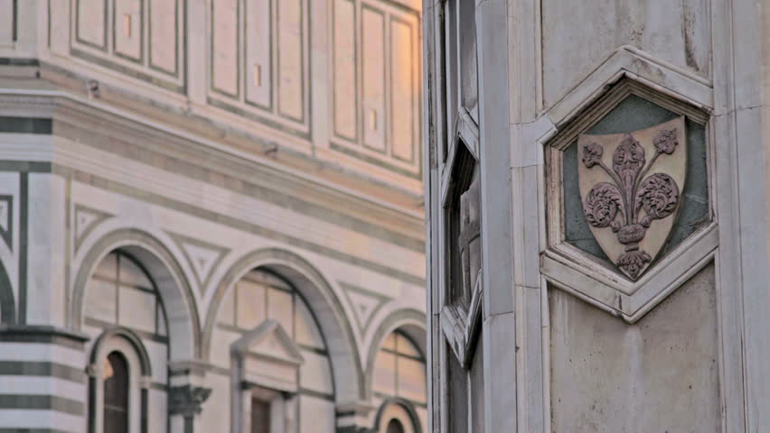 close up view of the Basilica of Santa Maria del Fiore in Florence, Italy