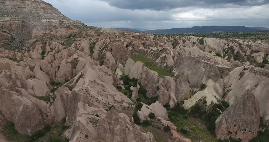Aerial view of Red Valley , Cappadocia