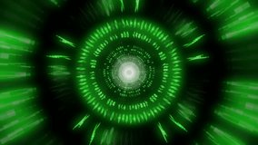 green code background. Technology and Internet cyber video wallpaper