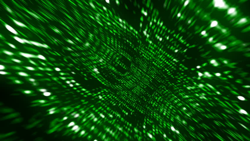 Matrix Green Code Background. Technology Stock Footage