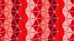 Seamless loop animation background with red garnet tiles. Every sheet of this clip is a seamless pattern