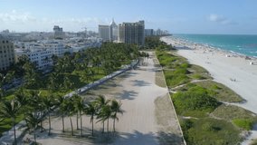 Aerial stock video Miami Beach 4k 60p prores