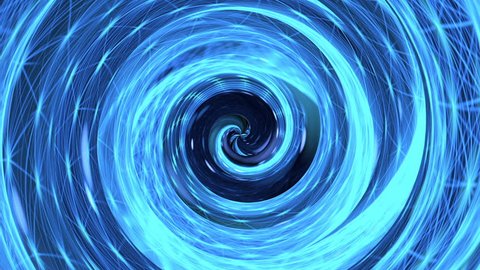 Blue hypnosis spiral loop