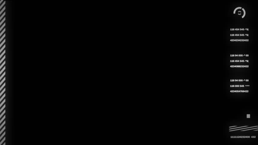 programming code running down a computer screen terminal. animation 4k