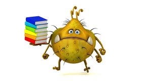 Fun germ - 3D Animation - Powered by Shutterstock - Get 15% off with code: PIKWIZARD15