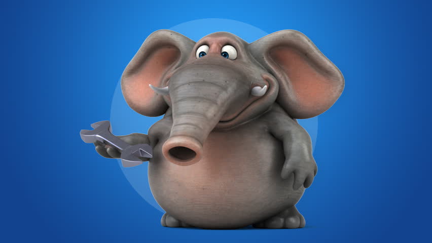 Fun elephant - 3D Animation