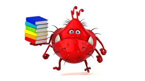 Fun germ - 3D Animation - Powered by Shutterstock - Get 15% off with code: PIKWIZARD15