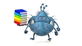 Fun germ - 3D Animation - Powered by Shutterstock - Get 15% off with code: PIKWIZARD15