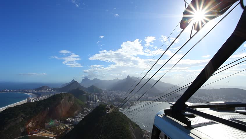 RIO DE JANEIRO - JULY 28: Sugarloaf Cable Car on July 28, 2011 in Rio de
