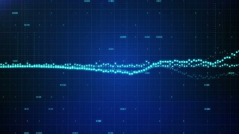 Abstract Futuristic Binary Code Walls Background Stock Footage Video