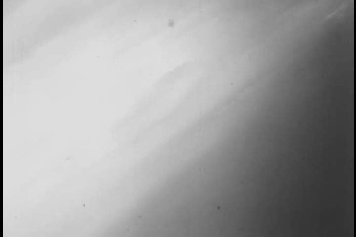1940s: Aerial combat footage shows several explosions on and just off the shore of the Marshall islands in 1944.