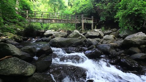 Pa La-U Waterfalls in Kaeng Krachan National park Prachuap Khiri khan Thailand  
