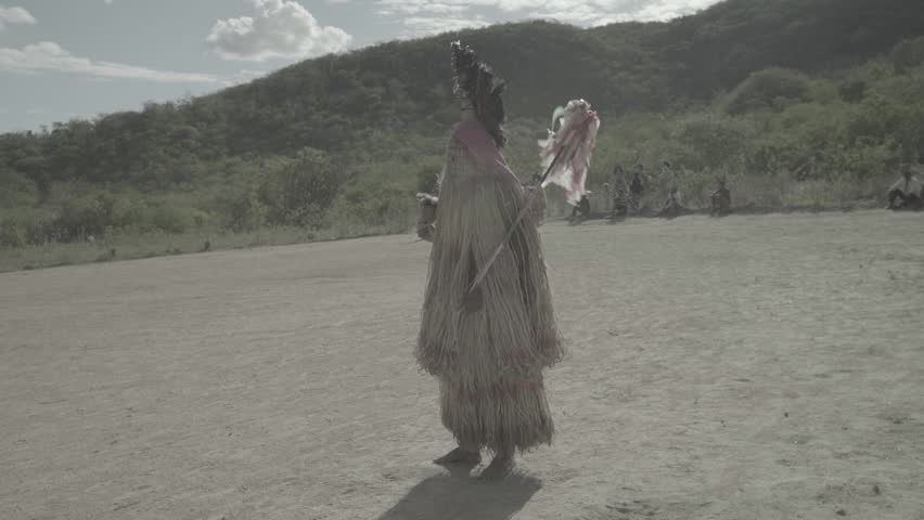 Pankararu Indigenous Ritual. Shaman Doing Video (100% Royalty-free) | Shutterstock