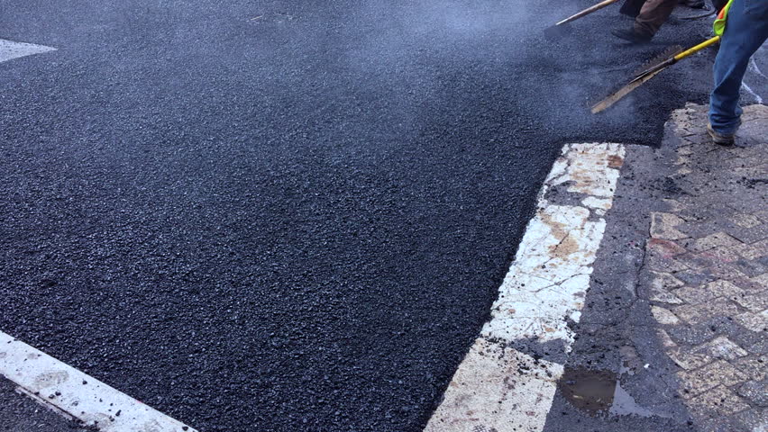 Asphalt laying