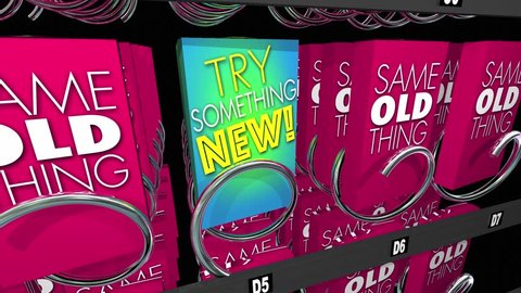 Try Something New Product Trial Offer Vending Machine 3d Animation