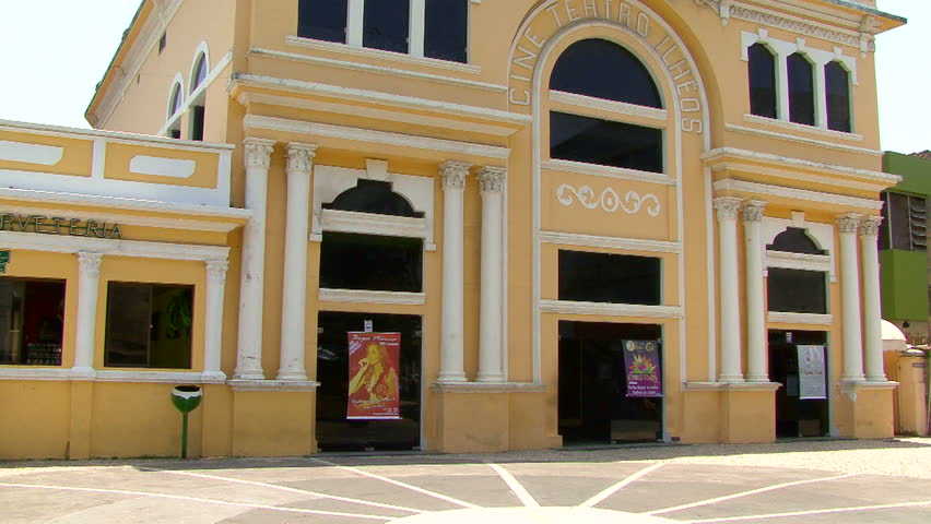 ILHEUS, BRAZIL - November 2008: Old Movie theater in Ilheus, Brazil