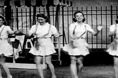 1940s Female Dance Troupe Performs Cuban Stock Footage Video (100% ...