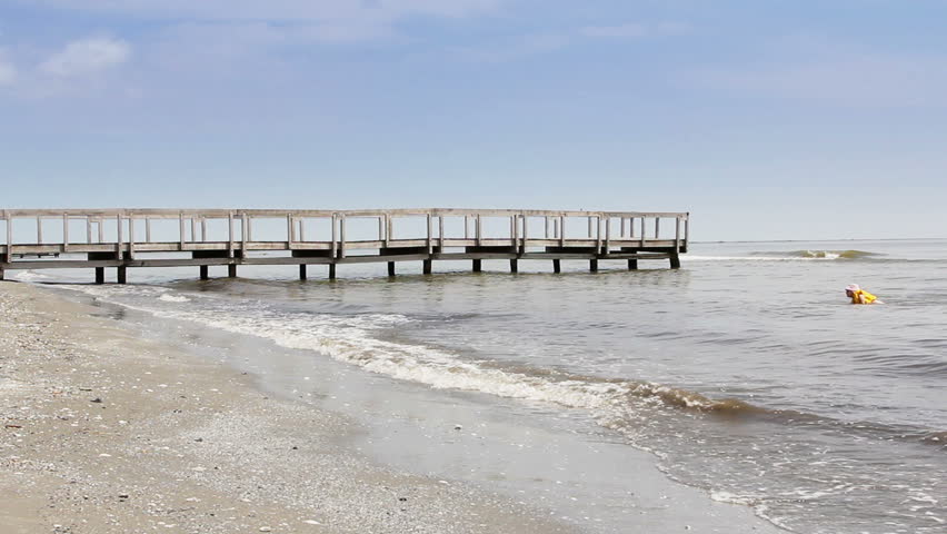 Wild beach on the Black Sea in Romania ...