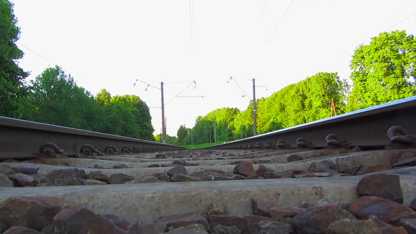 train, view from below