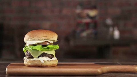 Burger Build Up Backwards - Beef Burger