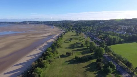 Editorial SWANSEA, UK - MAY 21, 2017: A stretch of land along the Mumbles Road in Swansea that used to be a pitch and putt golf course but is now used for the very popular FootGolf