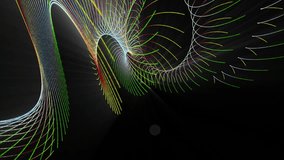 Futuristic video animation with glowing particle object and light in slow motion, 4096x2304 loop 4K - Powered by Shutterstock - Get 15% off with code: PIKWIZARD15