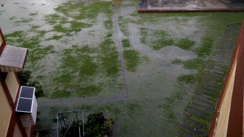 field area during the rainy season